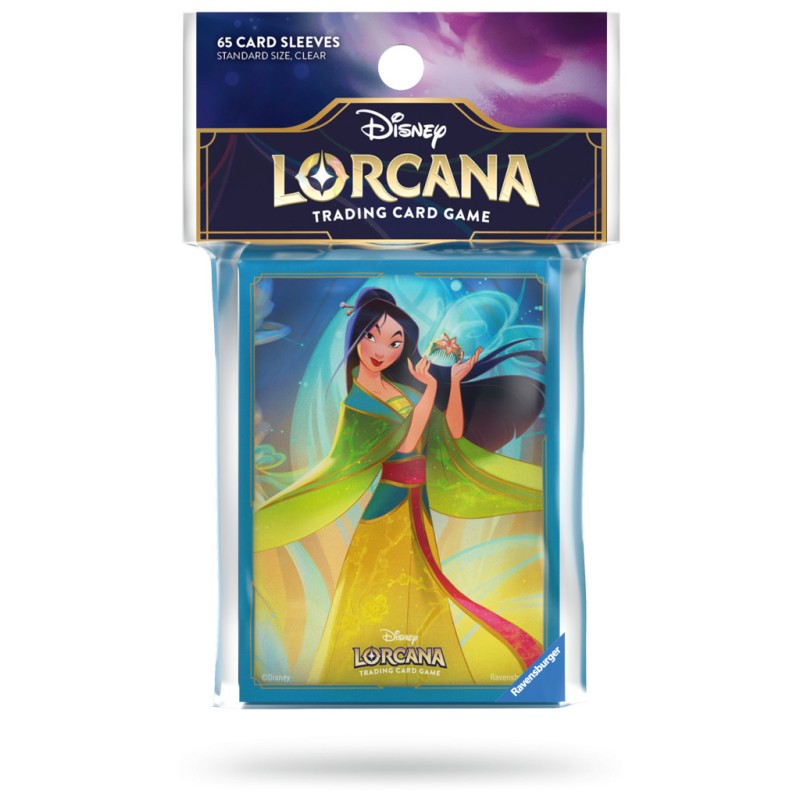Ravensburger Lorcana - 65 Sleeves Bustine Protettive Mulan Ravensburger Lorcana - 65 Sleeves Bustine Protettive Mulan
